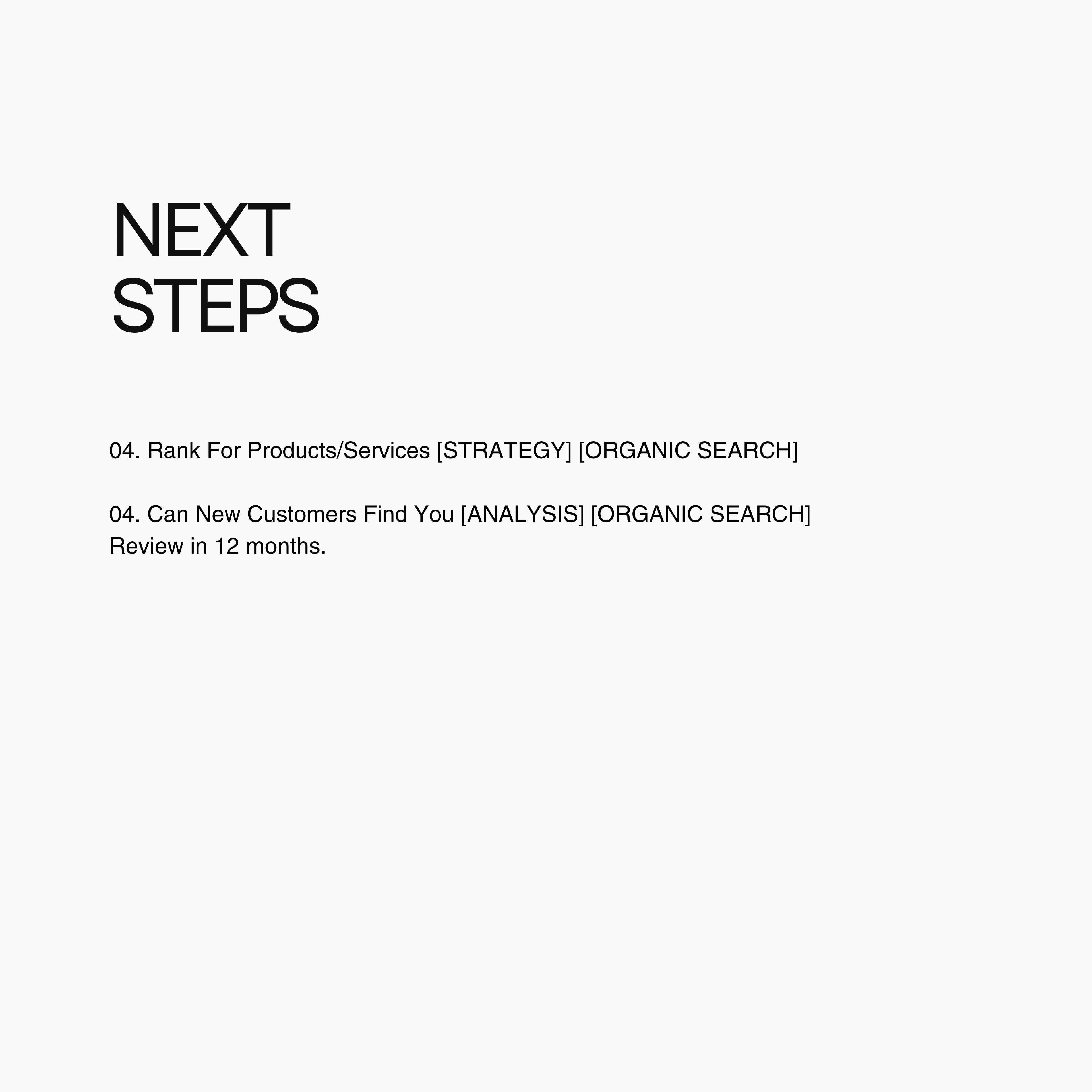 04. Can New Customers Find You
