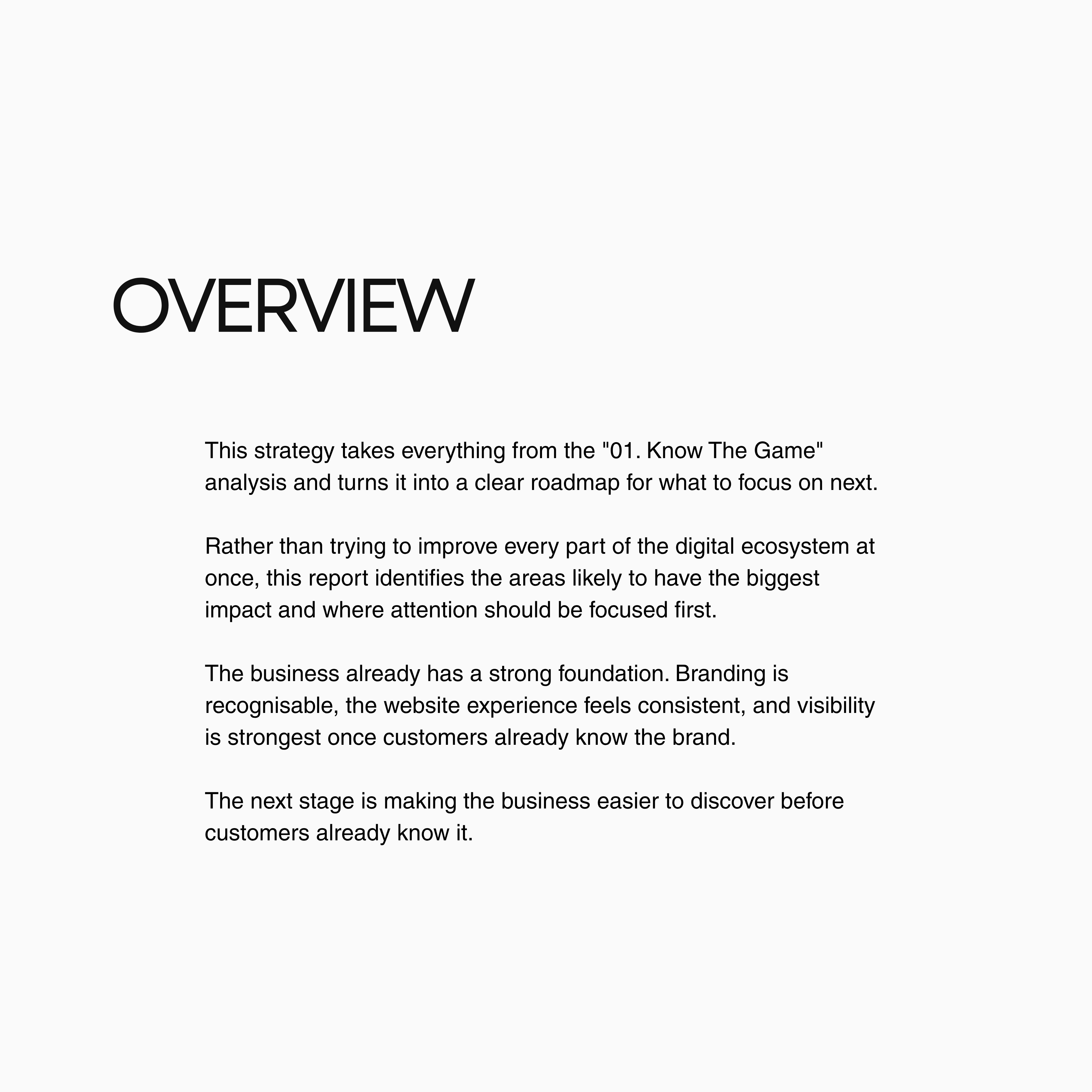 01. Integrated Strategy