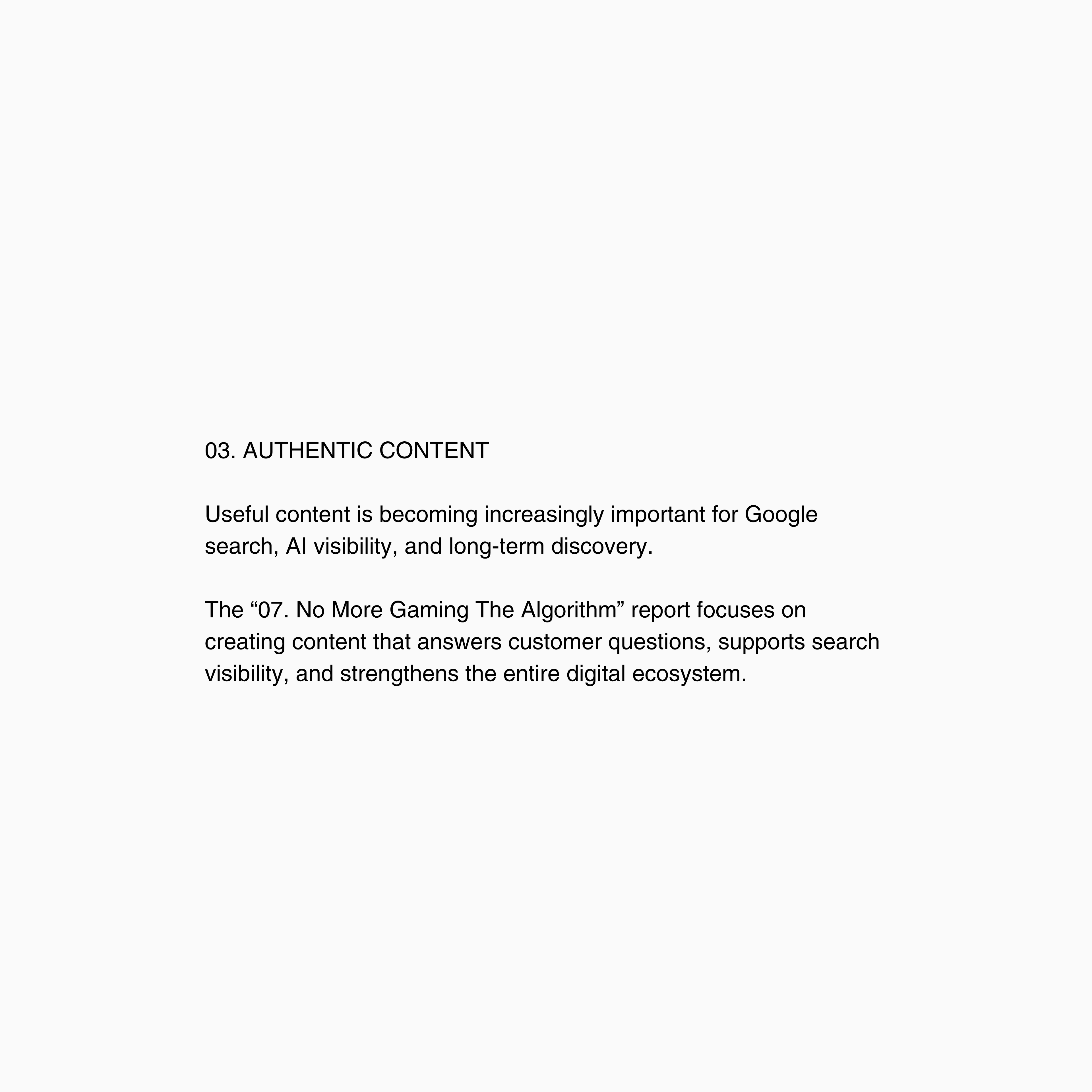01. Integrated Strategy