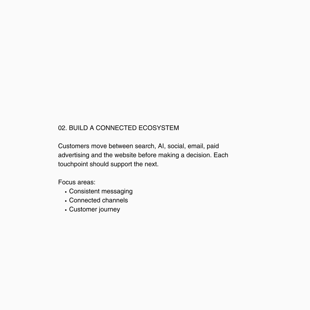01. Integrated Strategy